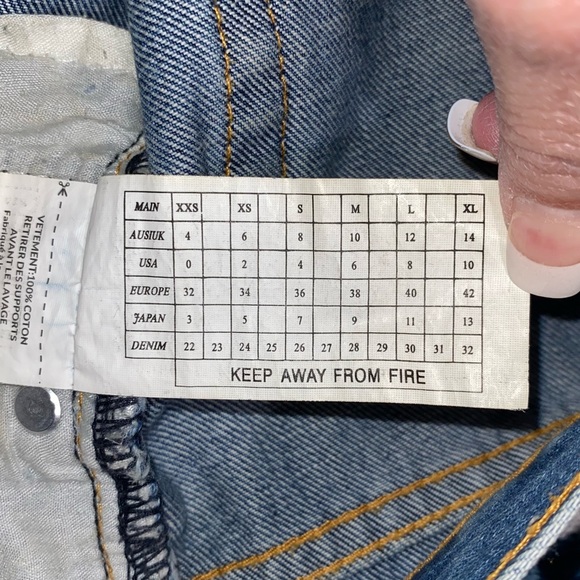 ONE TEASPOON Awesome Baggies Destroyed Low Jeans Size 27 - Picture 13 of 16